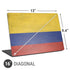 Colombia Flag Distressed Universal Laptop 16in (13 x 9.4in) Skin